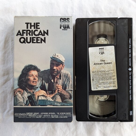 3/$15 The African Queen (1951) VHS movie with Humprey Bogart, Katherine Hepburn - Picture 6 of 6